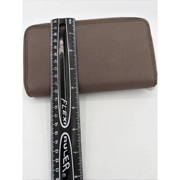 Michael Kors Jet Set Travel Wallet, Large Leather Continental- Brown Chocolate - Picture 5 of 10